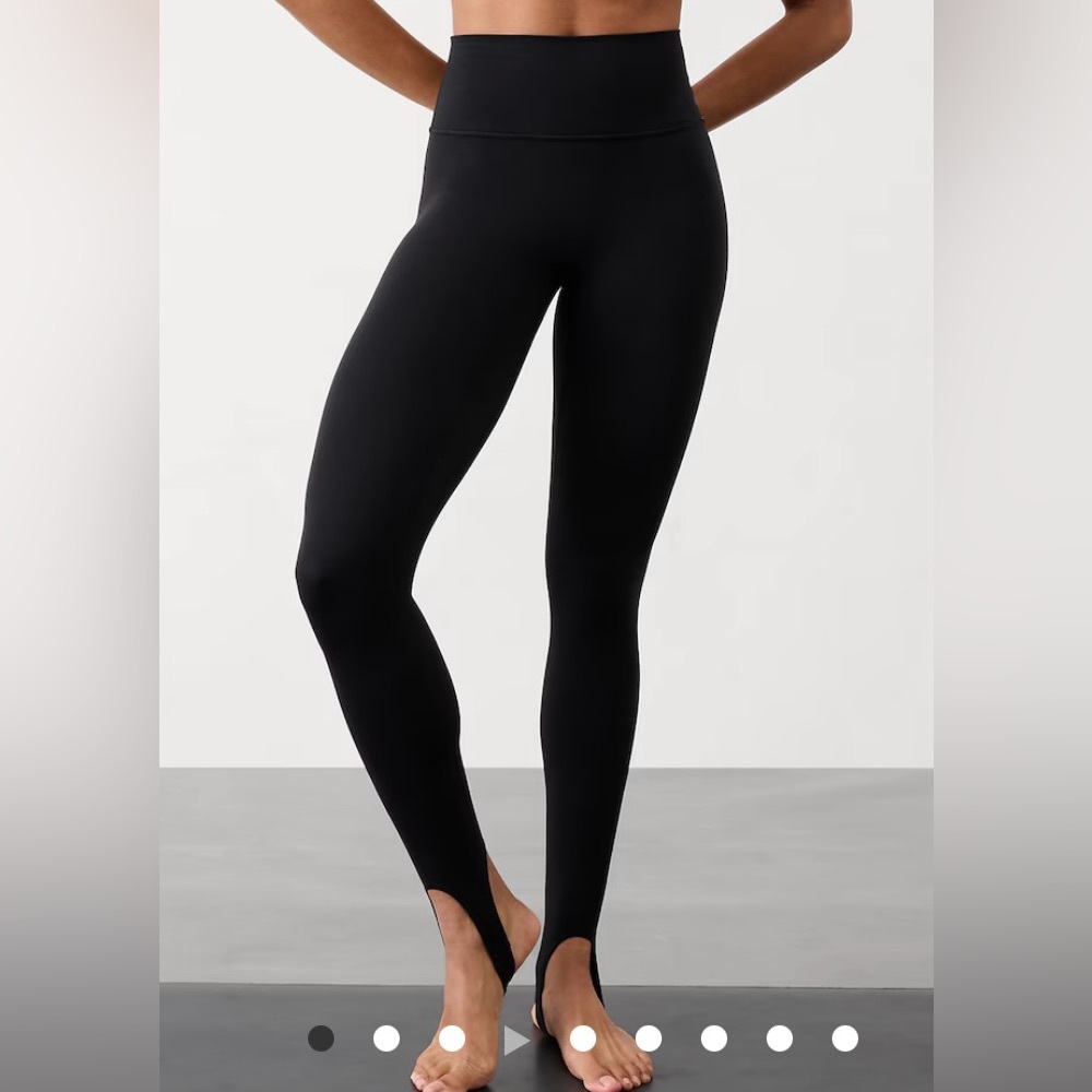 Athleta Transcend Stirrup Pants and Athleta Aurora Seamless On Shoulder Tank